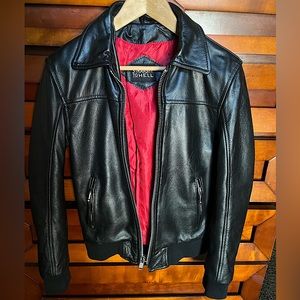 Straight To Hell Slim Fit Belmont Leather Jacket